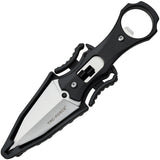Tac Force Black Stainless Steel Double Edge Dagger Fixed Blade Knife FIX020BK