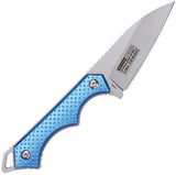 Tac Force Blue Aluminum 3Cr13MoV Steel Fixed Blade Knife FIX112BL