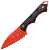 Tac Force Black Aluminum 3Cr13MoV Reverse Tanto Fixed Blade Knife FIX112OR