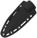 Tac Force Black Synthetic Stainless Steel Clip Point Fixed Blade Knife FIX115BK
