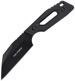 Tac Force Black G10 3Cr13 Stainless Steel Fixed Blade Knife FIX123BK