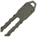 Tac Force Green ABS 3Cr13MoV Stainless Steel Dagger Fixed Blade Knife FIX124GN
