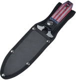 Tac Force American Flag Synthetic 3Cr13MoV Steel Fixed Blade Knife FIX125F