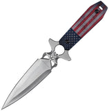 Tac Force American Flag Synthetic 3Cr13MoV Steel Fixed Blade Knife FIX125F