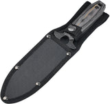 Tac Force Gray Wood 3Cr13MoV Steel Dagger Fixed Blade Knife FIX125GY