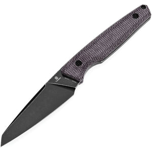 Tenable Knives Parr Purple Micarta 14C28N Sandvik Fixed Blade Knife G011B1
