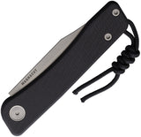 Tactile Knife Company Bexar Slip Joint Black G10 Folding MagnaCut Knife BXMCGXBL
