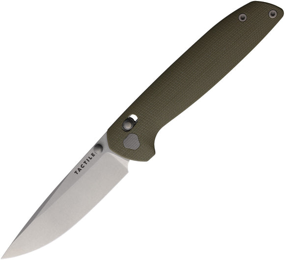 Tactile Knife Company Maverick Crossbar Lock Green G10 Folding MagnaCut Knife MVMCGGR