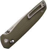 Tactile Knife Company Maverick Crossbar Lock Green G10 Folding MagnaCut Knife MVMCGGR