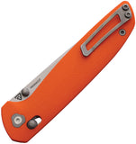 Tactile Knife Company Maverick Crossbar Lock Orange G10 Folding MagnaCut Knife MVMCGOJ