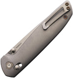 Tactile Knife Company Maverick Crossbar Lock Titanium Folding MagnaCut Knife MVMCTBS