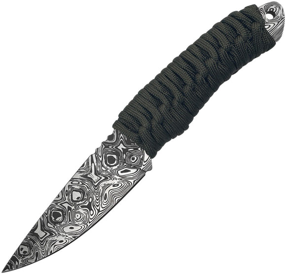 Takumitak Nighthawk Green Cord Wrapped 3Cr13 Fixed Blade Knife w/ Sheath F101GNCS