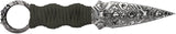 Takumitak Defender Green Cord Wrapped 3Cr13 Fixed Blade Knife w/ Sheath F102GNCS