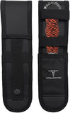 Takumitak Defender Orange & Black Cord Wrapped 3Cr13 Fixed Blade Knife w/ Sheath F102ORCS