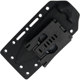 Takumitak Sentinel Black G10 D2 Steel Fixed Blade Knife w/ Belt Sheath F203SL