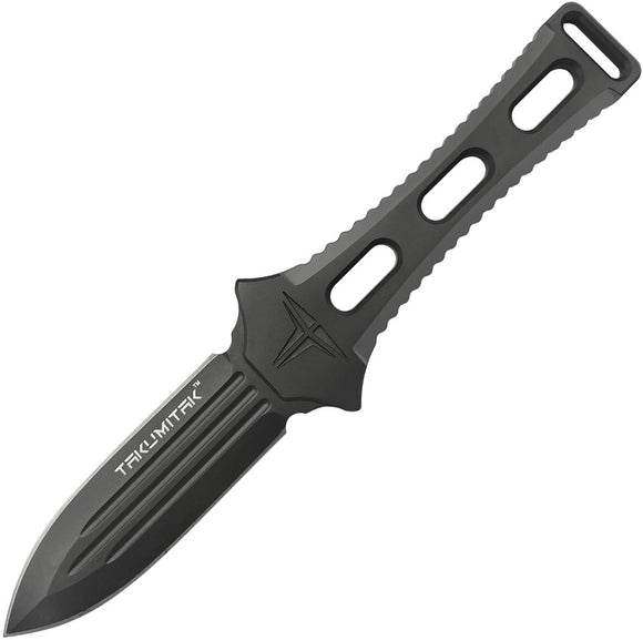 Takumitak Hidden Anger Black G10 D2 Steel Spear Point Fixed Blade Knife 205GY