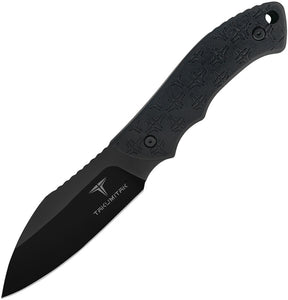 Takumitak Day 500 Black G10 D2 Steel Wharncliffe Fixed Blade Knife 206BK
