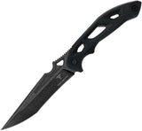 Takumitak Unhinged Blackout G10 D2 Steel Fixed Blade Knife w/ Belt Sheath F209SW