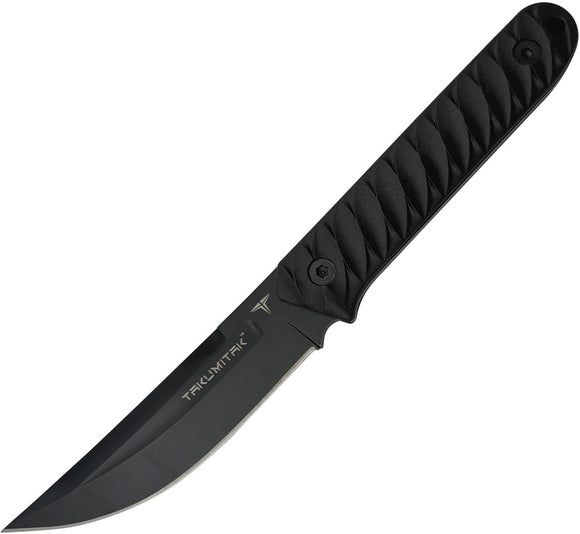 Takumitak Ninja Blackout FRN 3Cr13 Stainless Fixed Blade Knife w/ Sheath F313