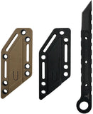 Takumitak Utility Black 3Cr13 Stainless Fixed Blade Knife w/ Belt Sheath F3S05