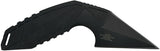 Takumitak Void Black 3Cr13 Stainless Fixed Blade Knife w/ Belt Sheath F3S07