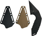 Takumitak Void Black 3Cr13 Stainless Fixed Blade Knife w/ Belt Sheath F3S07