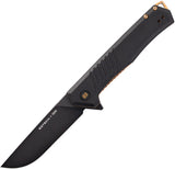 Tekto Knives F1 Alpha Linerlock EOTECH Edition Black G10 Folding D2 Steel Pocket Knife F1GBKBKEO