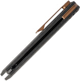 Tekto Knives F2 Bravo Linerlock EOTECH Edition Carbon Fiber Folding D2 Steel Knife F2FCBKBKEO