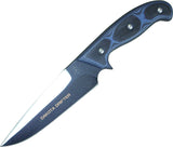 TOPS 11.5" Dakota Drifter Fixed Blade Blue & Black Handle Knife + Sheath DAKD5