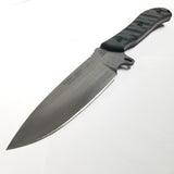 TOPS Silent Hero 1095 Carbon Steel Sniper Gray Rocky Mountain Tread Fixed Knife HERO01