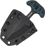TOPS I -Stick Mini Black & Blue G10 1075 Carbon Steel Push Dagger w/ Sheath ISTKM01
