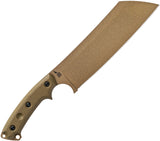 TOPS Lil Chete Green Canvas Micarta Coyote Tan 1095 Fixed Blade Knife LLCH01