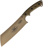 TOPS Lil Chete America 250th Anniversary Green Micarta 1095 Fixed Blade Knife w/ Sheath LLCH250