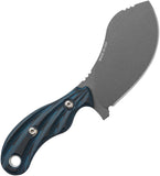 TOPS Quick Skin Black & Blue G10 Tungsten Cerakote 1095 Fixed Blade Knife QSK02