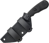 TOPS Road Pup Goyo Black G10 1095 Steel Fixed Blade Knife w/ Sheath RPG01