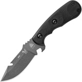TOPS Road Pup Goyo Black G10 1095 Steel Fixed Blade Knife w/ Sheath RPG01