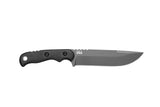 TOPS 11" TEX Creek XL Fixed Sniper Gray Finish Micarta Knife TEXXL