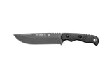 TOPS 11" TEX Creek XL Fixed Sniper Gray Finish Micarta Knife TEXXL