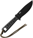TOPS Lite Trekker Black Micarta 1095 Fixed Blade Knife w/ Belt Sheath OPEN BOX