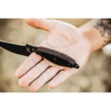 TOPS Unzipper Black G10 1095HC Wharncliffe Fixed Blade Knife w/ Sheath OPEN BOX