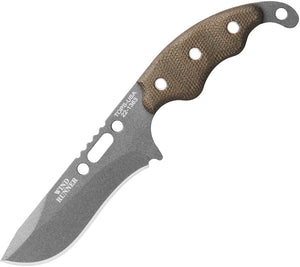 TOPS Wind Runner Green Micarta Tungsten Cerakote 1095 Fixed Blade Knife WDR02