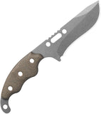 TOPS Wind Runner Green Micarta Tungsten Cerakote 1095 Fixed Blade Knife WDR02