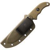 TOPS Wilderness Guide Green Micarta 1095 Fixed Blade Knife w/ Sheath WSG02