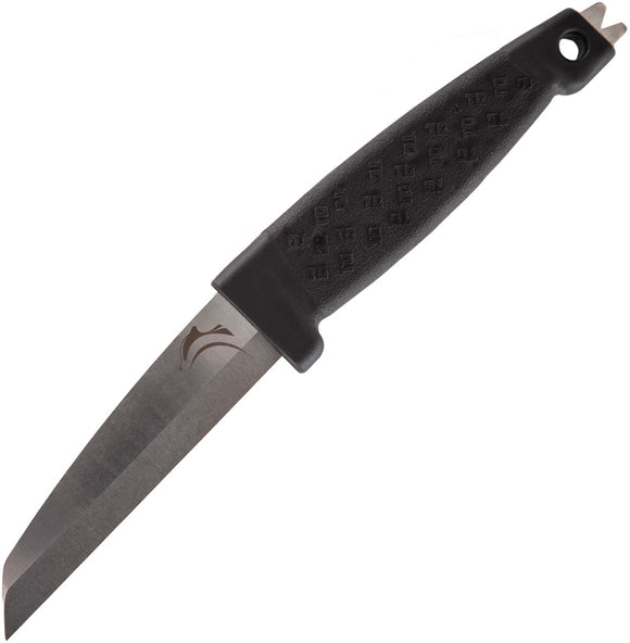Turq Gear Badger Black Fiberglass Stainless Steel Fixed Blade Knife 005