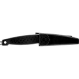 Turq Gear Badger Black Fiberglass Stainless Steel Fixed Blade Knife 005