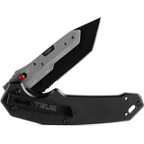 TRUE Swift Edge Toggle Lock Black G10 Folding 5Cr13MoV Pocket Knife FMK1003