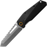 TRUE BERM Linerlock Black G10 Folding 7Cr17MoV Stainless Pocket Knife FMK1030