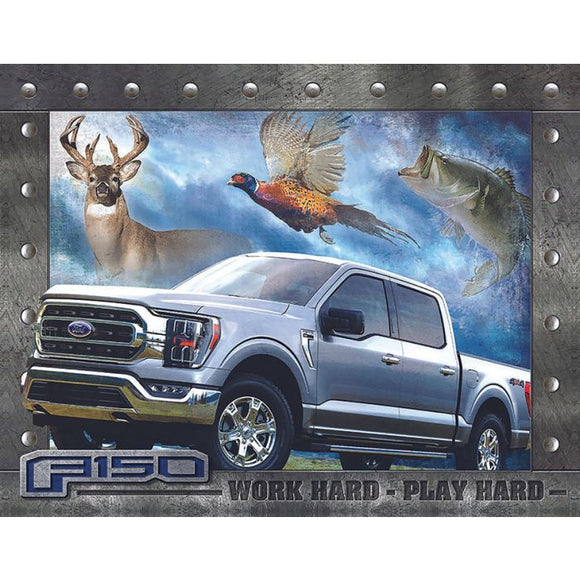 Tin Signs Ford F-150 Tin Sign Automobile Metal Sign Wall Décor 2472