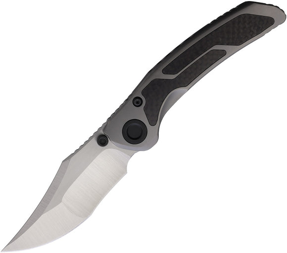 Tuya Knife Alamo Framelock LTE Titanium & Carbon Fiber Folding M390 Knife 34436