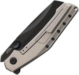 Tuya Knife Digger Framelock Gray Titanium Folding S90V Pocket Knife BPVDBHAG